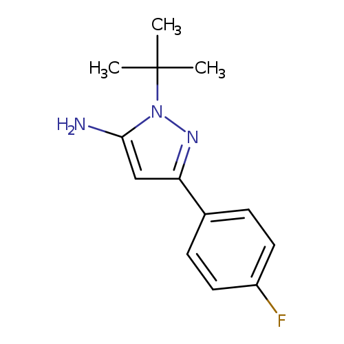 1-tert-butyl-3-(4-fluorophenyl)-1H-pyrazol-5-amine