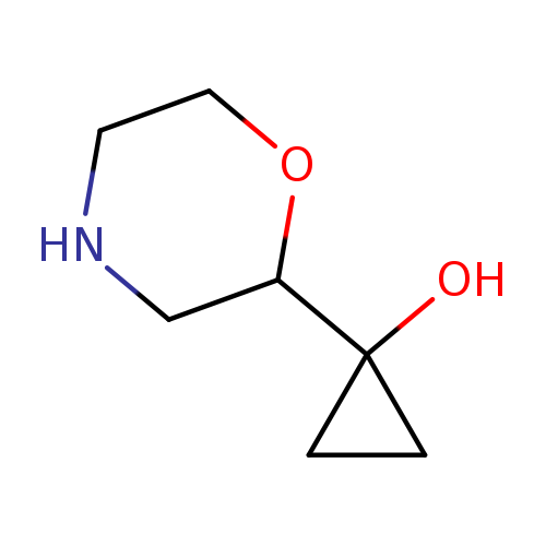 1-(morpholin-2-yl)cyclopropan-1-ol