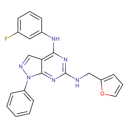 N4-(3-fluorophenyl)-N6-[(furan-2-yl)methyl]-1-phenyl-1H-pyrazolo[3,4-d]pyrimidine-4,6-diamine