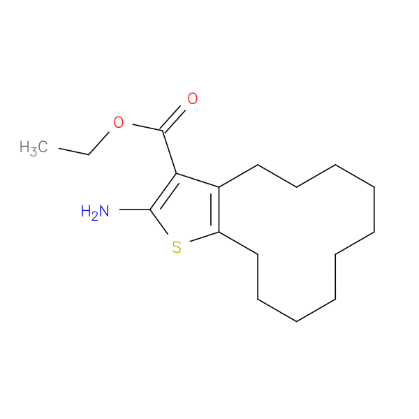 Ethyl 2-amino-4,5,6,7,8,9,10,11,12,13-decahydrocyclododeca[b]thiophene-3-carboxylate