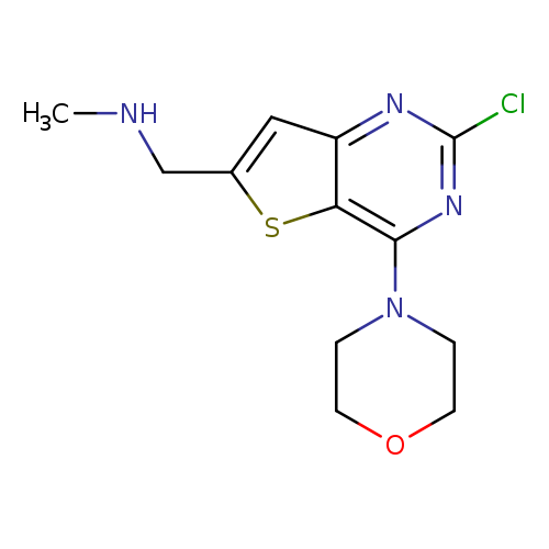1-(2-Chloro-4-morpholinothieno[3，2-d]pyrimidin-6-yl)-N-methylmethanamine