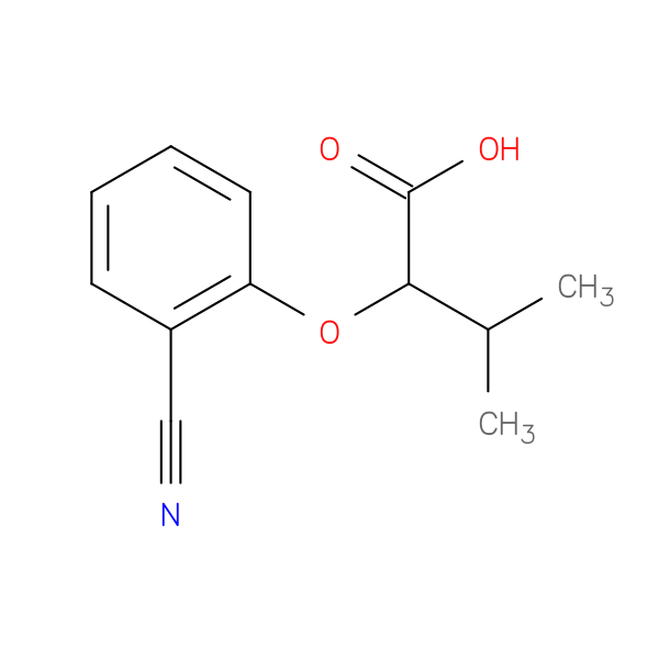 2-(2-Cyanophenoxy)-3-methylbutanoic acid