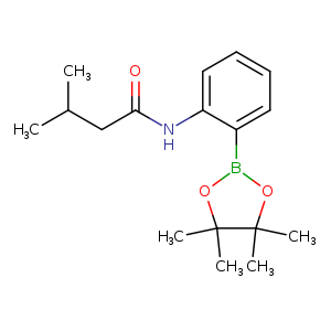 3-methyl-N-[2-(tetramethyl-1,3,2-dioxaborolan-2-yl)phenyl]butanamide