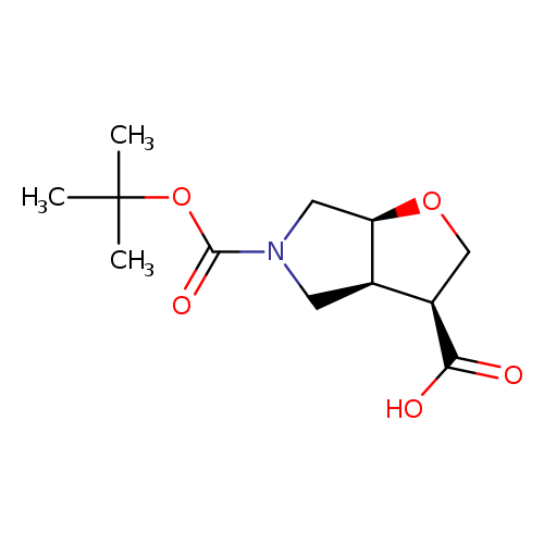 Racemic-(3S,3aS,6aS)-5-(tert-butoxycarbonyl)hexahydro-2H-furo[2,3-c]pyrrole-3-carboxylic acid