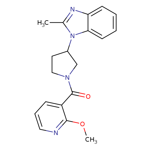 1-[1-(2-methoxypyridine-3-carbonyl)pyrrolidin-3-yl]-2-methyl-1H-1,3-benzodiazole