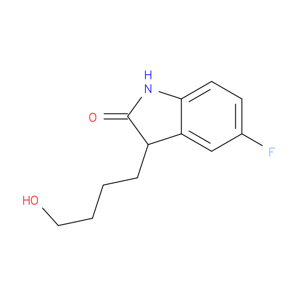 5-Fluoro-3-(4-hydroxybutyl)indolin-2-one