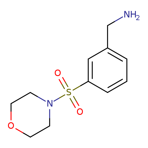 (3-morpholin-4-ylsulfonylphenyl)methanamine