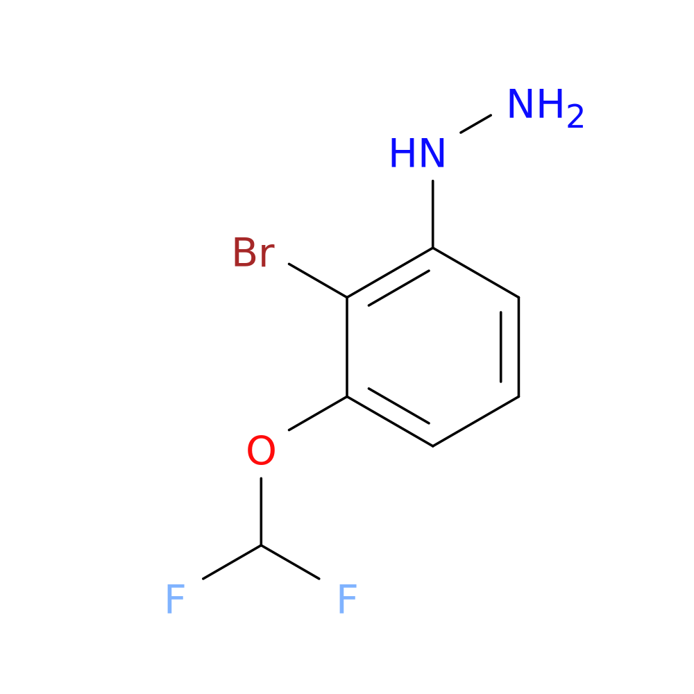[2-bromo-3-(difluoromethoxy)phenyl]hydrazine