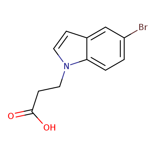 3-(5-Bromo-1h-indol-1-yl)propanoic acid
