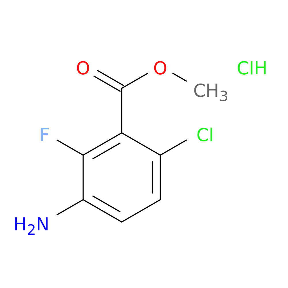 methyl 3-amino-6-chloro-2-fluorobenzoate hydrochloride