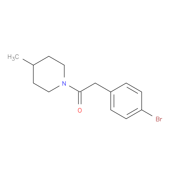 2-(4-broMophenyl)-1-(4-Methylpiperidin-1-yl)ethanone