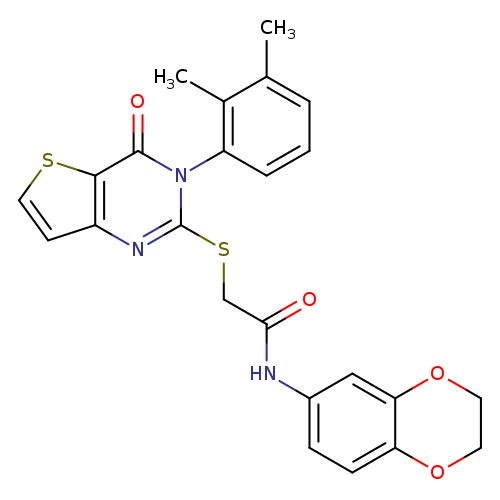 N-(2,3-dihydro-1,4-benzodioxin-6-yl)-2-{[3-(2,3-dimethylphenyl)-4-oxo-3H,4H-thieno[3,2-d]pyrimidin-2-yl]sulfanyl}acetamide