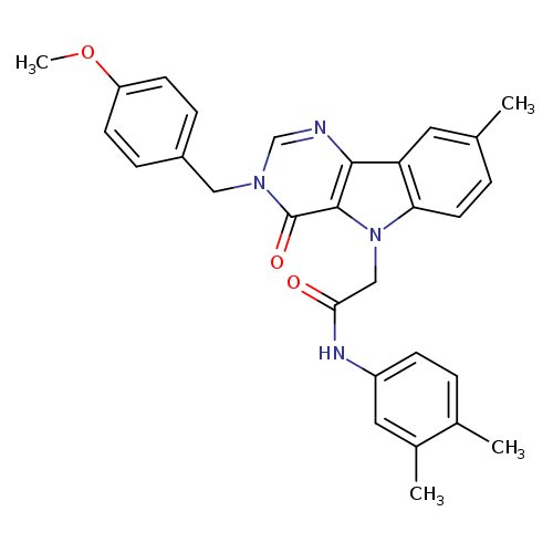 N-(3,4-dimethylphenyl)-2-{3-[(4-methoxyphenyl)methyl]-8-methyl-4-oxo-3H,4H,5H-pyrimido[5,4-b]indol-5-yl}acetamide