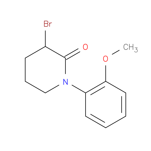 3-BROMO-1-(2-METHOXYPHENYL)PIPERIDIN-2-ONE