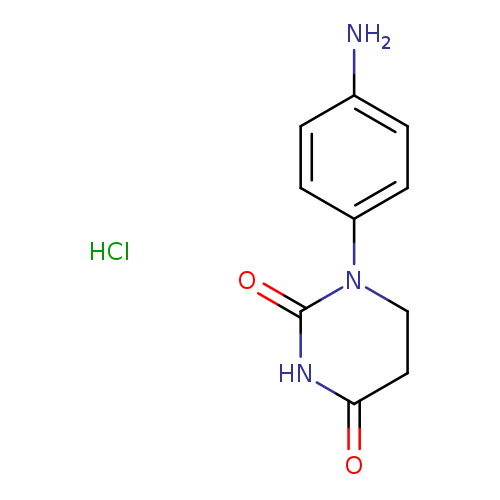 1-(4-aminophenyl)-1,3-diazinane-2,4-dione hydrochloride