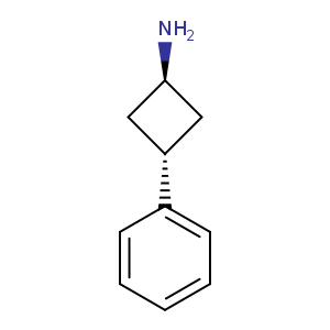 Cyclobutanamine, 3-phenyl-, trans-