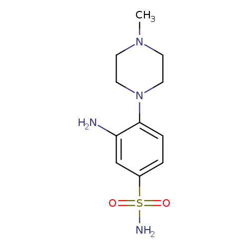 3-Amino-4-(4-methylpiperazin-1-yl)benzenesulfonamide