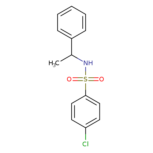Benzenesulfonamide, 4-chloro-N-(1-phenylethyl)-