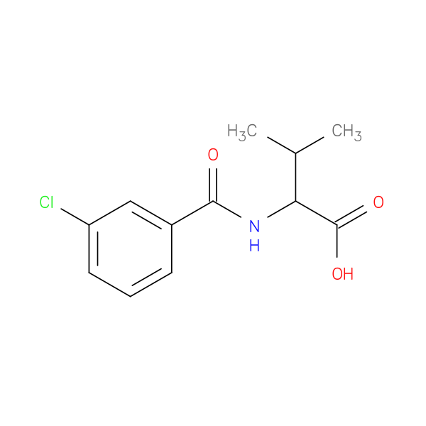 2-[(3-chlorophenyl)formamido]-3-methylbutanoic acid