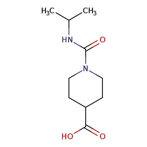 1-[(propan-2-yl)carbamoyl]piperidine-4-carboxylic acid