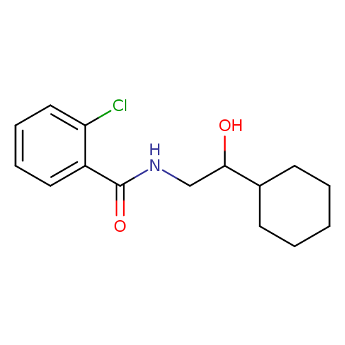 2-chloro-N-(2-cyclohexyl-2-hydroxyethyl)benzamide