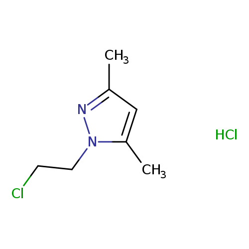 1-(2-chloroethyl)-3,5-dimethyl-1H-pyrazole hydrochloride