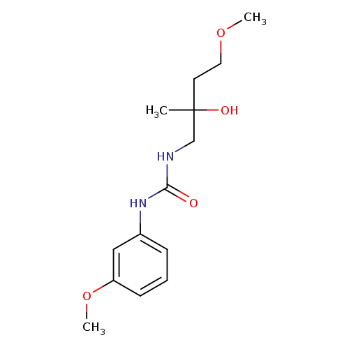 3-(2-hydroxy-4-methoxy-2-methylbutyl)-1-(3-methoxyphenyl)urea