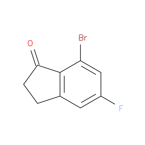 7-Bromo-5-fluoro-2,3-dihydro-1H-inden-1-one