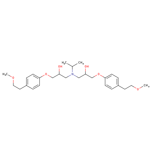 1,1'-[(1-Methylethyl)imino]bis[3-[4-(2-methoxyethyl)phenoxy]-2-propanol