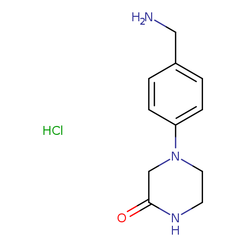 4-[4-(Aminomethyl)phenyl]piperazin-2-one hydrochloride