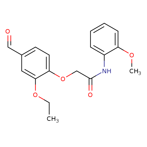 2-(2-Ethoxy-4-formylphenoxy)-N-(2-methoxyphenyl)acetamide