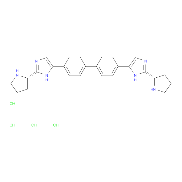 4,4'-Bis(2-((S)-pyrrolidin-2-yl)-1H-imidazol-5-yl)-1,1'-biphenyl tetrahydrochloride