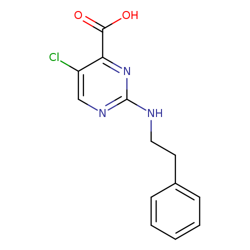 5-chloro-2-[(2-phenylethyl)amino]pyrimidine-4-carboxylic acid