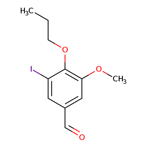 3-iodo-5-methoxy-4-propoxybenzaldehyde