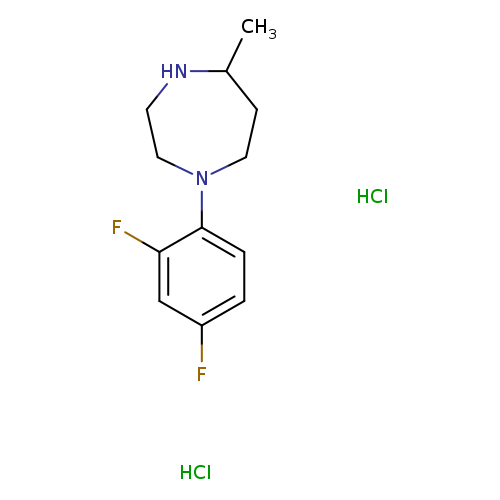 1-(2,4-difluorophenyl)-5-methyl-1,4-diazepane dihydrochloride