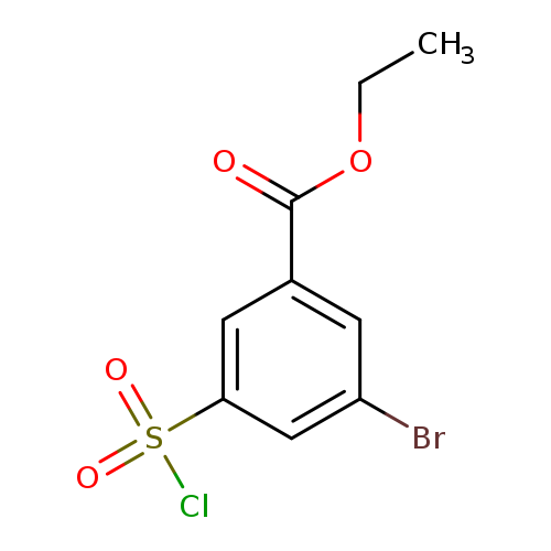 Ethyl 3-bromo-5-(chlorosulfonyl)benzoate