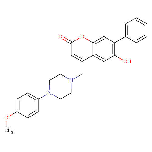 6-hydroxy-4-{[4-(4-methoxyphenyl)piperazin-1-yl]methyl}-7-phenyl-2H-chromen-2-one