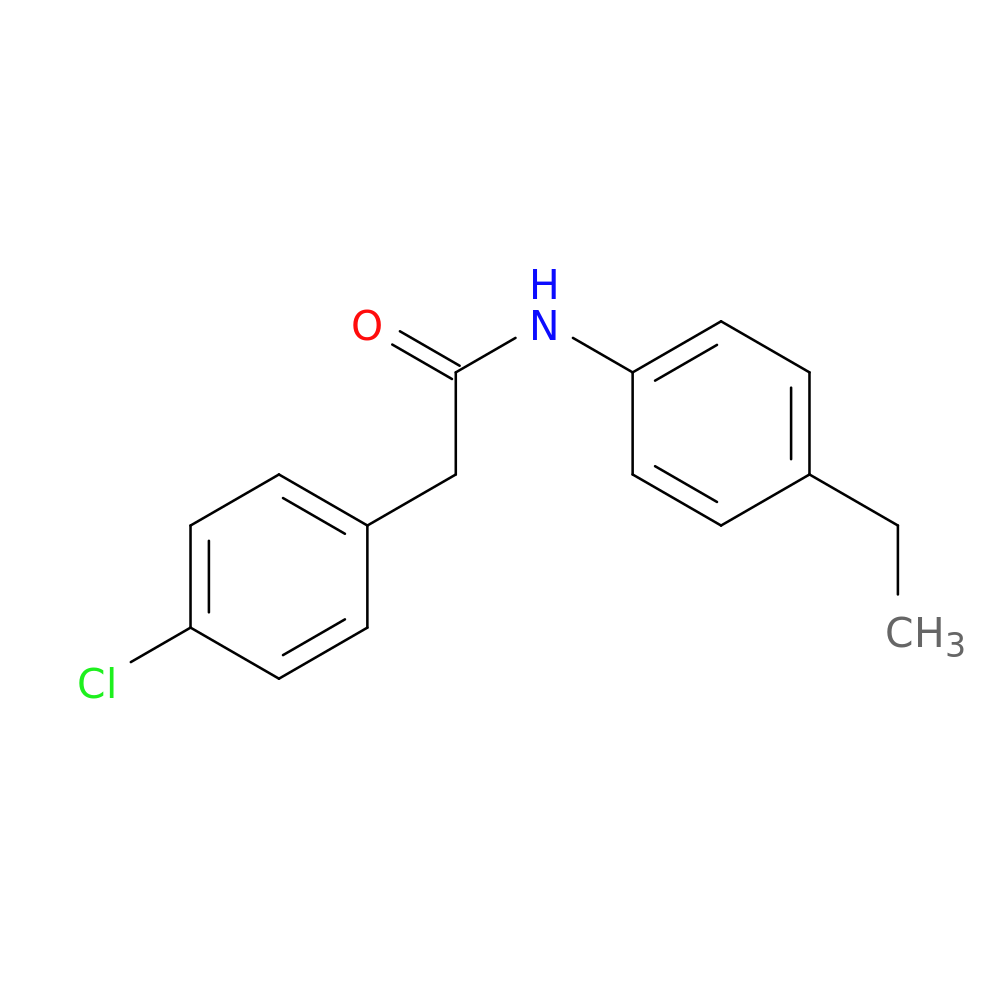 2-(4-chlorophenyl)-N-(4-ethylphenyl)acetamide