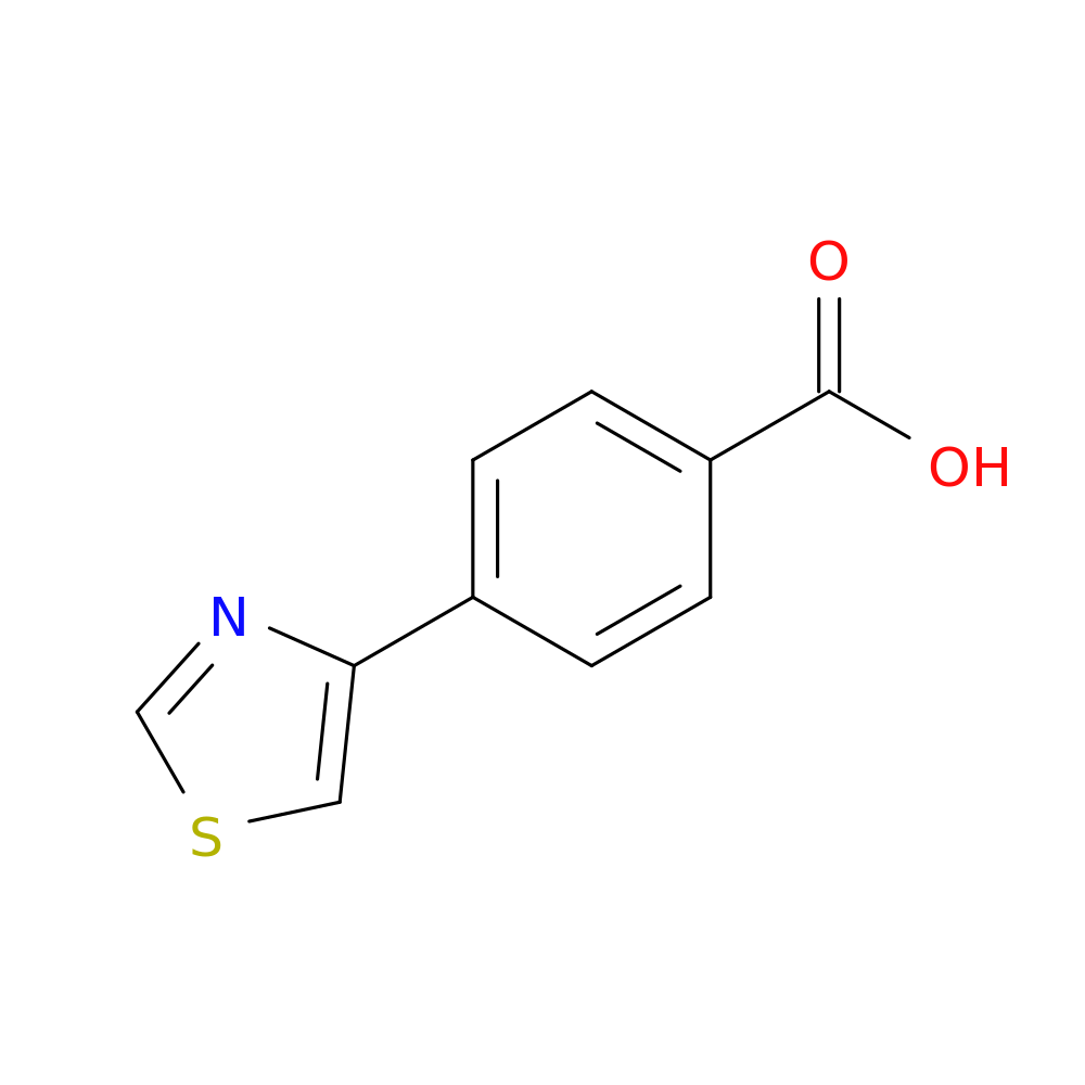 4-(1,3-thiazol-4-yl)benzoic acid