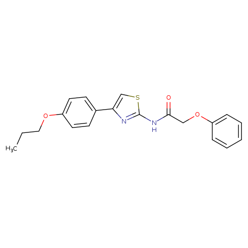 2-phenoxy-N-[4-(4-propoxyphenyl)-1,3-thiazol-2-yl]acetamide