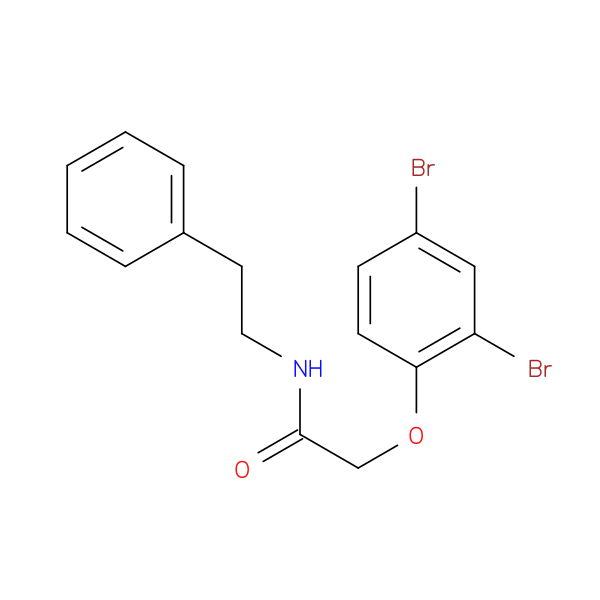 2-(2,4-dibromophenoxy)-N-(2-phenylethyl)acetamide