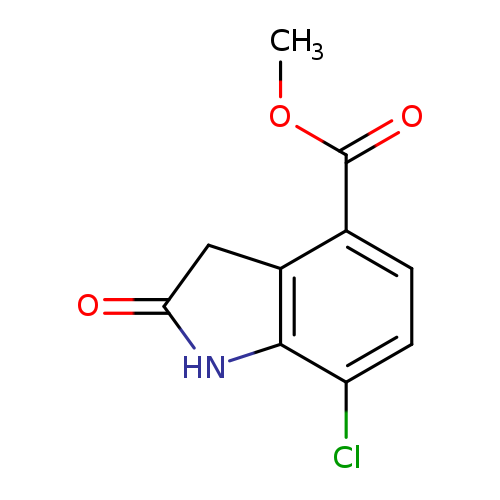 1H-Indole-4-carboxylic acid, 7-chloro-2,3-dihydro-2-oxo-, methyl ester