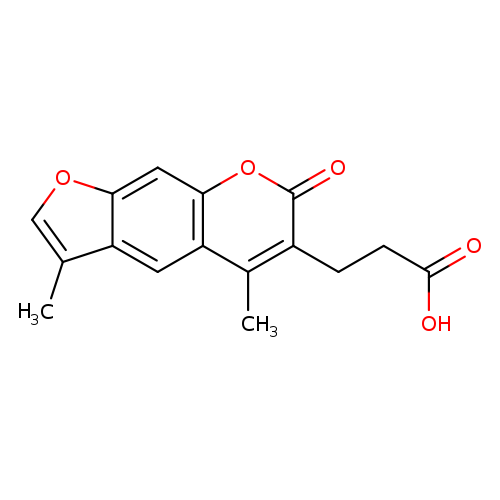 3-(3,5-Dimethyl-7-oxo-7h-furo[3,2-g]chromen-6-yl)propanoic acid