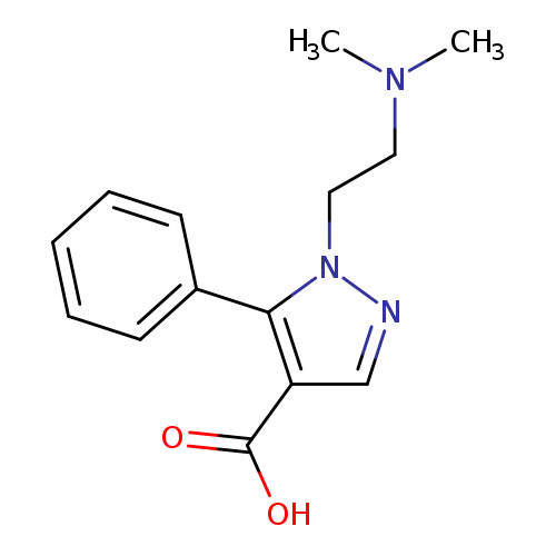 1-[2-(Dimethylamino)ethyl]-5-phenyl-1h-pyrazole-4-carboxylic acid