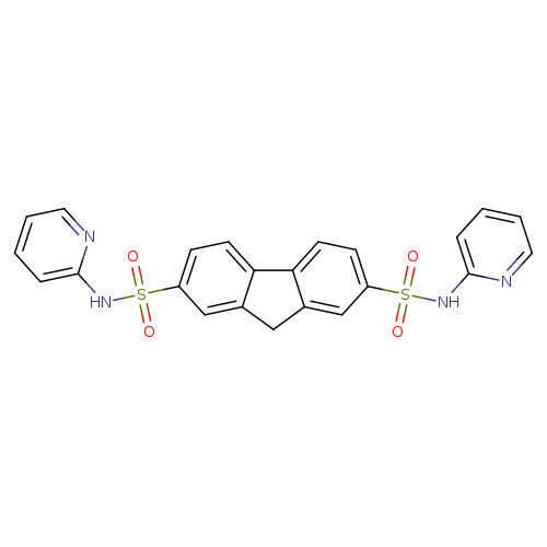 N2,N7-bis(pyridin-2-yl)-9H-fluorene-2,7-disulfonamide