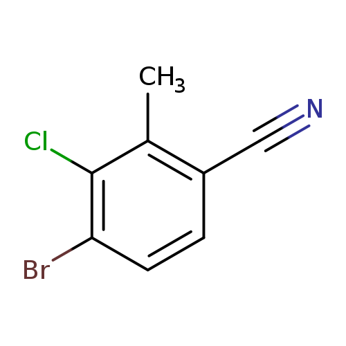 4-Bromo-3-chloro-2-methylbenzonitrile