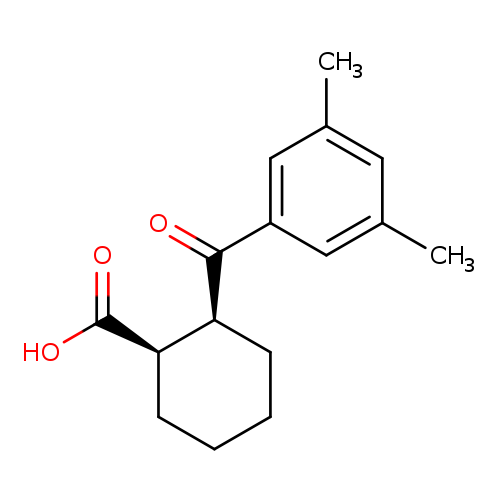 cis-2-(3,5-Dimethylbenzoyl)cyclohexane-1-carboxylic acid