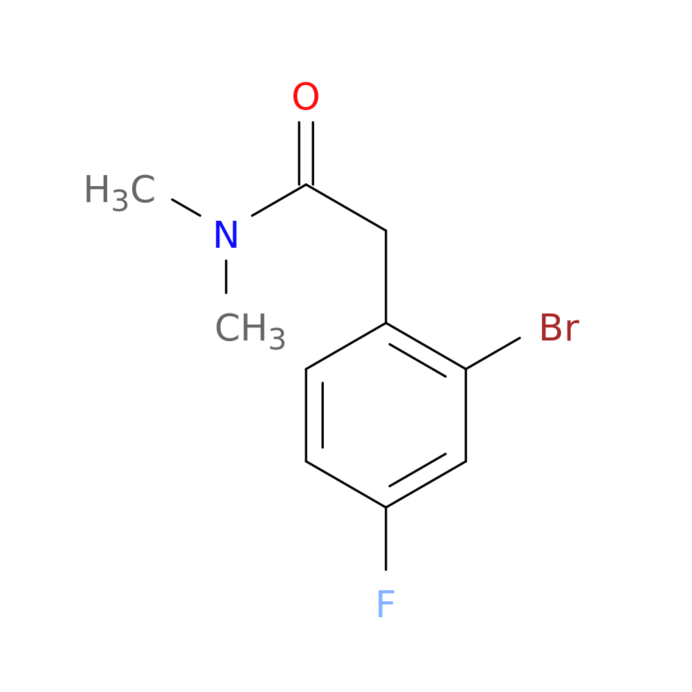 2-(2-bromo-4-fluorophenyl)-N,N-dimethylacetamide