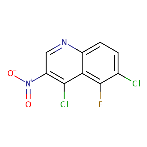 4,6-dichloro-5-fluoro-3-nitroquinoline