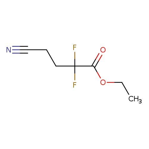Butanoic acid, 4-cyano-2,2-difluoro-, ethyl ester